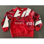 Sweat - shirt rouge kenzo taille 6 ans / 116 cm