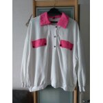 Sweat neuf taille 54 - 56 blanc et rose Sweat neuf taille 54 - 56 blanc et rose