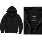 Sweat zipp� � capuche kiabi noir � taille s