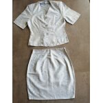 Tailleur bleu ciel manches courtes taille 38 pimkie