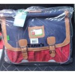 Tann s classic - 41 cm - bleu marine rouge - cartable
