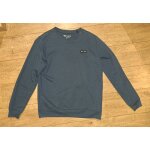 Teddy smith enfant 16 ans sweat logo signature manches longues pull bleu marine training en coton