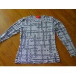 Tee shirt alain manoukian blanc et motifs  ; cha�nettes ; m tbe