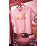 Tee shirt ample blanc imprim dor 34 xs levi s.