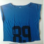 Tee shirt ample manches courtes bleu reebok taille s Tee shirt ample manches courtes bleu reebok taille s