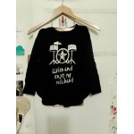 Tee shirt asym�trique noir motif strass argent�es 4 / 5 ans zara kids.