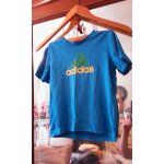 Tee shirt bleu imprim color 5 - 6 ans adidas.