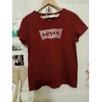Tee shirt bordeaux imprim blanc l levi s.