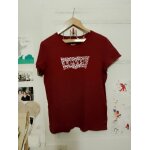 Tee shirt bordeaux imprim blanc m levi s.