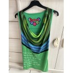 Tee shirt d�bardeur vert long taille 36 d�sigual