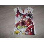 Tee shirt desigual multicolore et blanc fluide l tbe