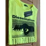 Tee shirt diesel homme neuf avec tiquettes jaune taille l