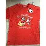 Tee shirt disney mickey / minnie noel - taille s mais voir mesures neuf ide cadeau
