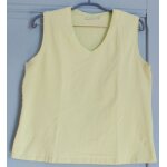 Tee - shirt féminin sans manches - encolure en v - jaune / vert clair - yessica / c & a - taille x l ... Tee - shirt féminin sans manches - encolure en v - jaune / vert clair - yessica / c & a - taille x l ...
