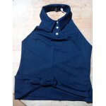 Tee - shirt femme dos nu influence de naf naf, taille 0, , coloris bleu marine,  nouer dans le bas sur ...