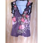 Tee - shirt fleuri morgan. t. 36. sans manches. encore Élastique. tissu infroissable. Tee - shirt fleuri morgan. t. 36. sans manches. encore Élastique. tissu infroissable.