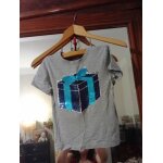 Tee - shirt gris strass colors 4 / 6 ans h&m.
