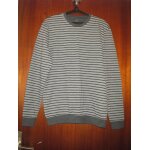 Tee - shirt homme  rayures, manches longues de marque c&a angelo litrico, taille s, coloris gris cl ...