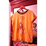 Tee - shirt jaune imprim noir / dor 38 m disney.