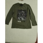Tee shirt kaki imprim� noir 5 ans ikks.