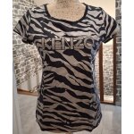 Tee - shirt kenzo kids noir z�br� argent�