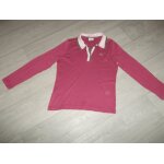 Tee shirt lacoste col polo bordeaux, rose et kaki taille 44 tbe