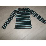 Tee shirt little marcel turquoise, marron et noir taille 40 tbe