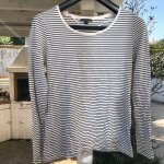 Tee shirt manches longues   marinire   taille m