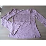 Tee shirt manches longues promod rose parme taille 3 Tee shirt manches longues promod rose parme taille 3