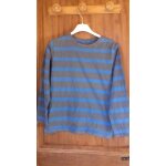 Tee shirt manches longues ray gris et bleu in extenso 12 ans