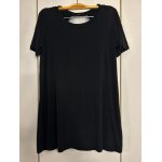 Tee - shirt noir, dos blanc pliss guess - taille xs