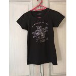 Tee shirt noir guess imprim devant taille 36