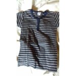 Tee shirt ray gris et bleu 10 ans petit bateau