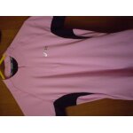 Tee - shirt rose et noir asics femme taille s
