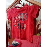 Tee - shirt rouge imprimé gris 18 mois orchestra baby. Tee - shirt rouge imprimé gris 18 mois orchestra baby.
