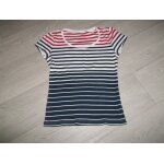 Tee shirt tommy hilfiger ray� bleu blanc rouge taille m tbe