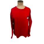 Teeshirt manches longues homme adidas taille : xl marque : adidas couleur : rouge, largeur 62 cm, hauteur ...