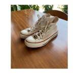 Tennis baskets sport sneakers toile denim converse allstar chuck taylor usa blanc pointure 40 ville leger ...