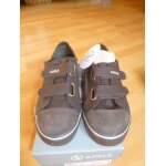 Tennis toile et daim marron - marque aigle - neufs - 34