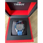 Tissot t - touch connect sport 43. 75mm bleue - titane & solaire