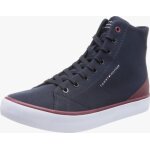 Tommy hilfiger baskets homme vulcanises th hi vulc core canvas chaussures, bleu (desert sky), 42 eu