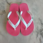 Tongs ipanema rose et blanche - 38