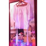 Top blanc bordures dentelles 42 xl pimkie. Top blanc bordures dentelles 42 xl pimkie.