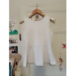 Top blanc dos zipp� 36 s h&m.