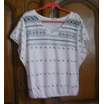 Top blanc esprit - taille 38