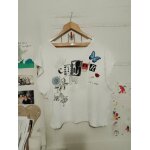 Top blanc motifs color�s 44 xxl desigual.