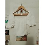 Top court �paules d�nud�es blanc 34 xs h&m.