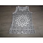 Top débardeur sixth june blanc motif bandana tbe Top débardeur sixth june blanc motif bandana tbe