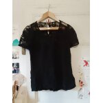 Top dentelle noire 36 s naf naf.