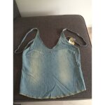 Top dos nu en jean lee neuf taille l